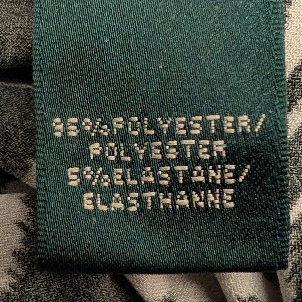 Lauren Ralph Lauren Black and White Floral Dress with 3/4 Sleeve- Size 2 - Picture 7 of 8